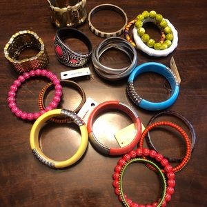 Colored Plastic Bracelets